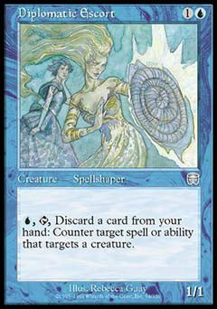Diplomatic Escort (Mercadian Masques) Medium Play