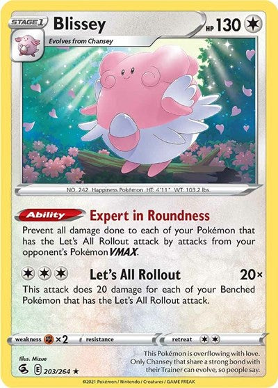 Blissey (SWSH08: Fusion Strike) Light Play