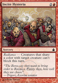 Incite Hysteria (Ravnica) Light Play