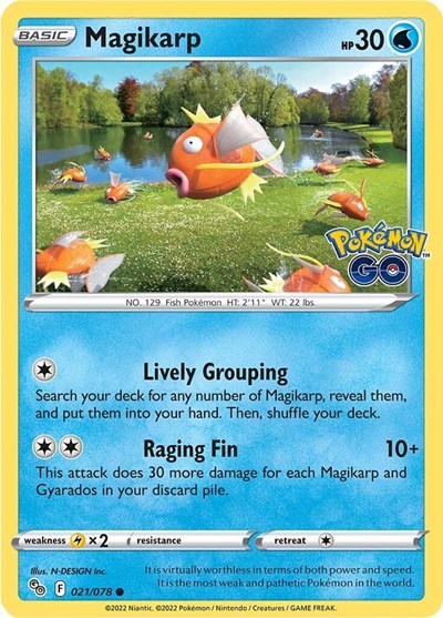 Magikarp (Pokemon GO) Light Play