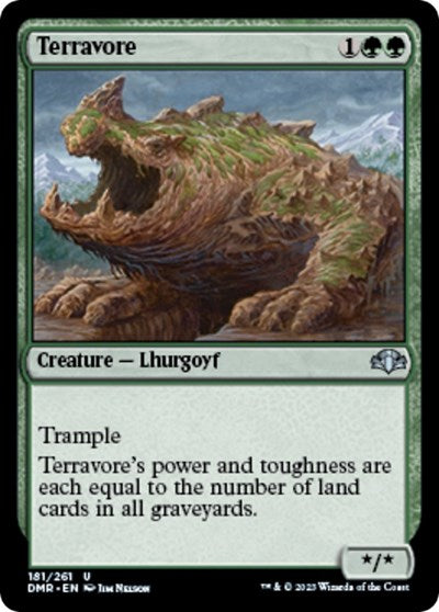 Terravore (Dominaria Remastered) Light Play