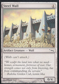 Steel Wall (Mirrodin) Medium Play