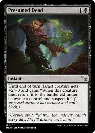 Presumed Dead (Murders at Karlov Manor) Light Play Foil