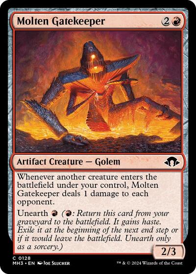 Molten Gatekeeper (Modern Horizons 3) Light Play