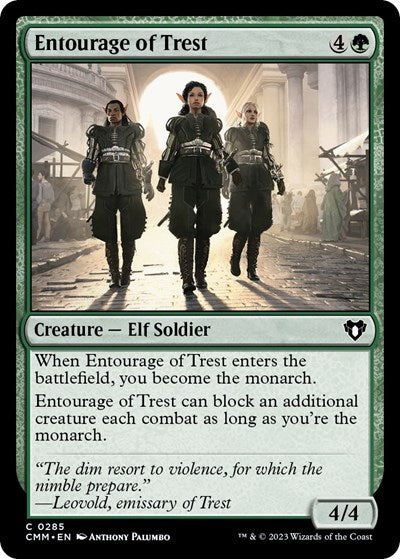 Entourage of Trest (Commander Masters) Light Play