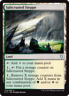Saltcrusted Steppe (Commander 2017) Light Play
