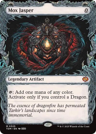 Mox Jasper (Showcase) (Tarkir: Dragonstorm) Light Play