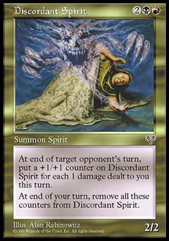 Discordant Spirit (Mirage) Light Play