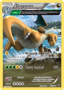 Dragonite - 52/108 (XY Roaring Skies) (Deck Exclusives) Damaged / Poor