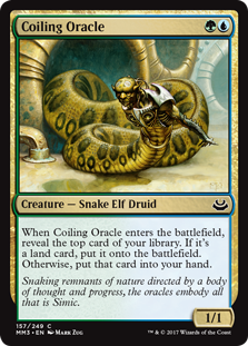 Coiling Oracle (Modern Masters 2017) Light Play