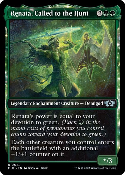 Renata, Called to the Hunt (March of the Machine: Multiverse Legends) Light Play Foil