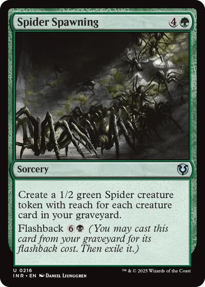 Spider Spawning (Innistrad Remastered) Light Play