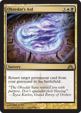 Obzedat's Aid (Dragon's Maze) Heavy Play