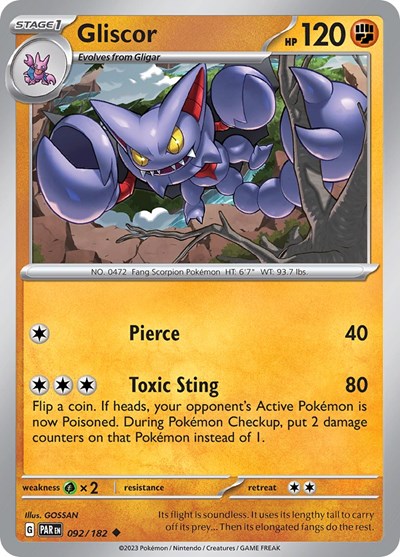 Gliscor (Scarlet and Violet: Paradox Rift) Light Play