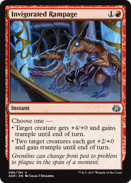 Invigorated Rampage (Aether Revolt) Light Play
