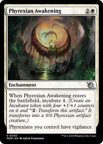 Phyrexian Awakening (March of the Machine) Light Play Foil