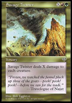 Savage Twister (Mirage) Light Play