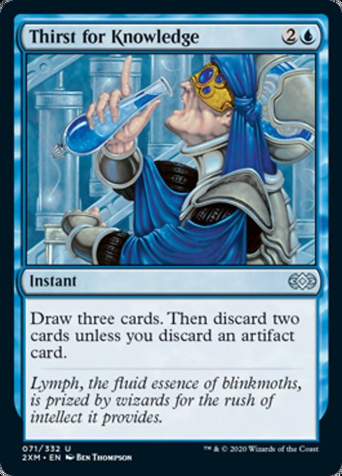 Thirst for Knowledge (Double Masters) Light Play Foil