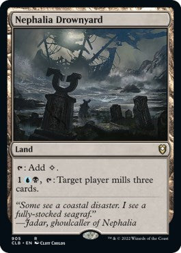 Nephalia Drownyard (Commander Legends: Battle for Baldur's Gate) Light Play