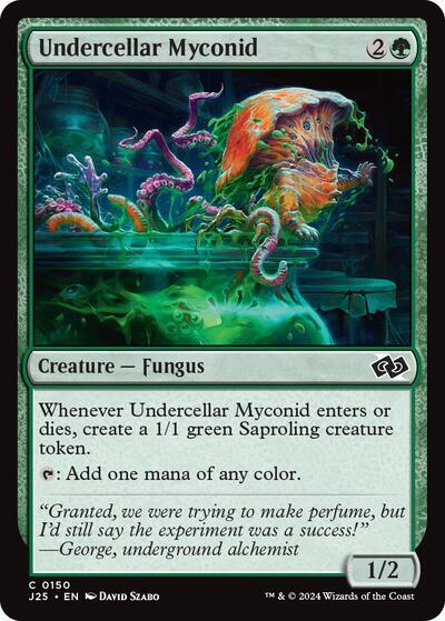 Undercellar Myconid (Foundations Jumpstart) Light Play