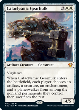 Cataclysmic Gearhulk (Commander 2020 Ikoria) Light Play