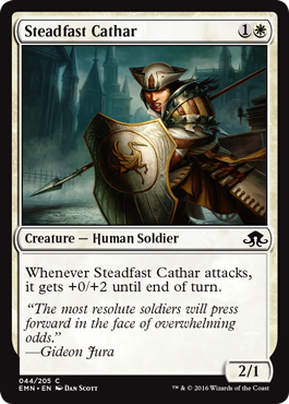 Steadfast Cathar (Eldritch Moon) Light Play