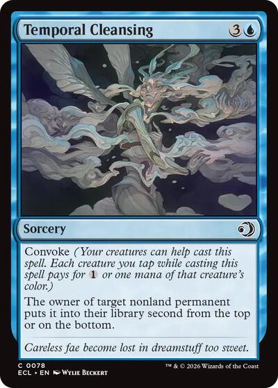 Temporal Cleansing (Lorwyn Eclipsed) Light Play