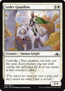 Ledev Guardian (Guilds of Ravnica) Light Play