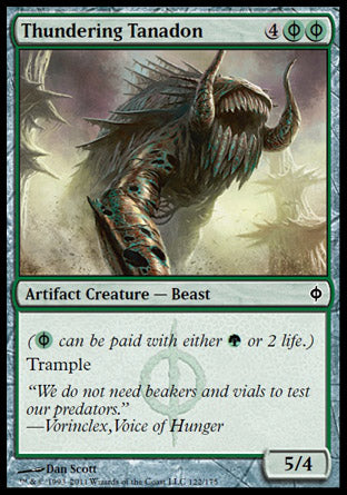 Thundering Tanadon (New Phyrexia) Light Play
