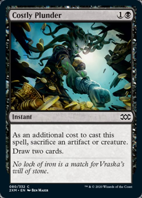 Costly Plunder (Double Masters) Light Play