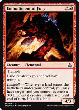Embodiment of Fury (Oath of the Gatewatch) Light Play