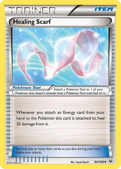 Healing Scarf (XY Roaring Skies) Damaged / Poor Reverse Holofoil