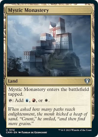 Mystic Monastery (Commander Masters) Light Play