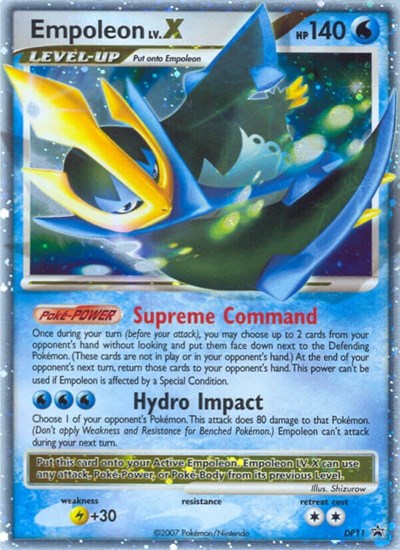 Empoleon LV.X - DP11 (Diamond and Pearl Promos) Medium Play
