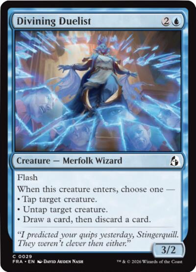 Divining Duelist (Reality Fracture) Light Play Foil