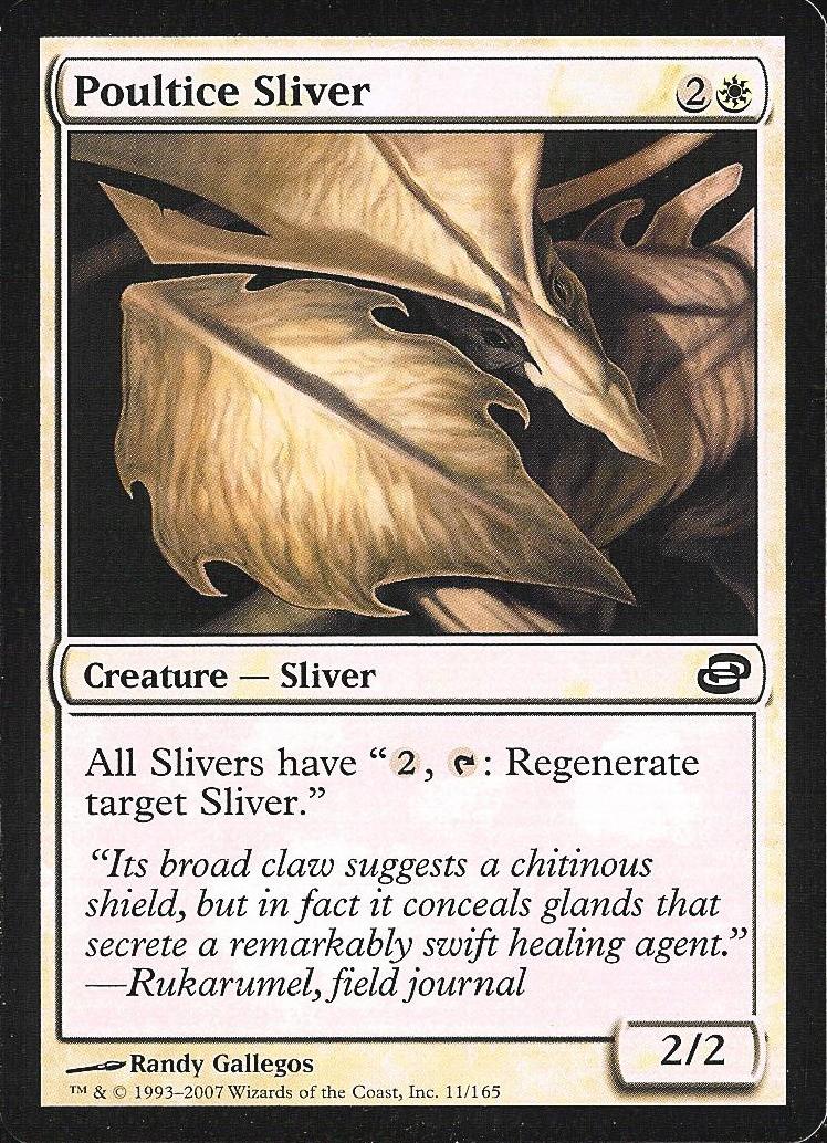 Poultice Sliver (Planar Chaos) Light Play