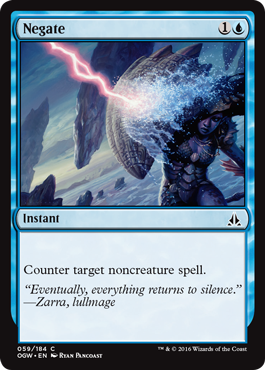 Negate (Oath of the Gatewatch) Light Play Foil