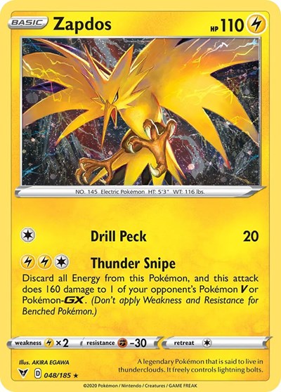 Zapdos (Cosmos Holo) (Miscellaneous Cards & Products) Light Play Holofoil