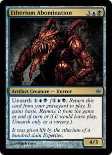 Etherium Abomination (Alara Reborn) Light Play Foil