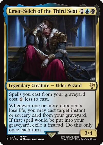 Emet-Selch of the Third Seat (Commander: FINAL FANTASY) Light Play