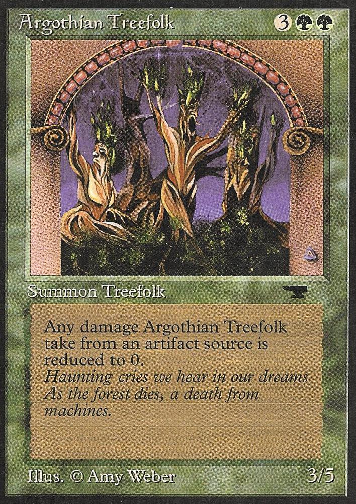 Argothian Treefolk (Antiquities) Heavy Play