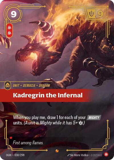 Kadregrin the Infernal (Origins) Light Play Foil