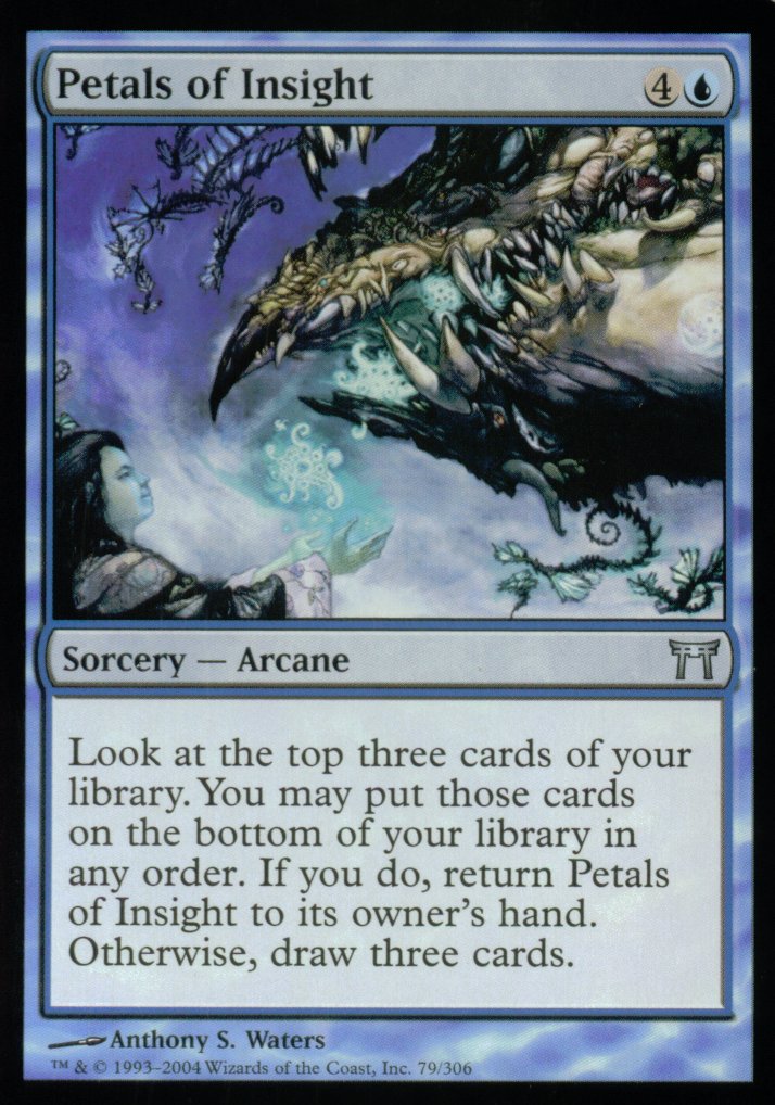 Petals of Insight (Champions of Kamigawa) Medium Play