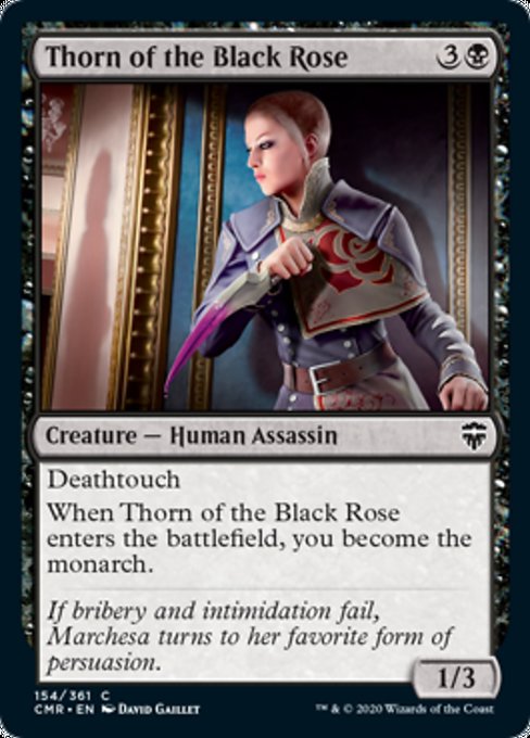 Thorn of the Black Rose (Commander Legends) Light Play Foil