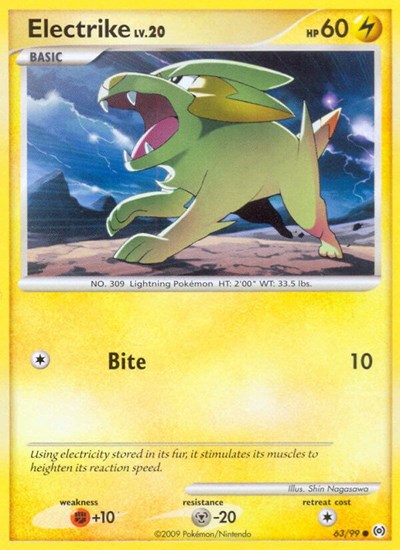 Electrike (63) (Arceus) Light Play