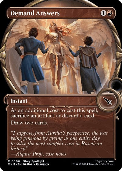Demand Answers (Showcase) (Murders at Karlov Manor) Light Play Foil
