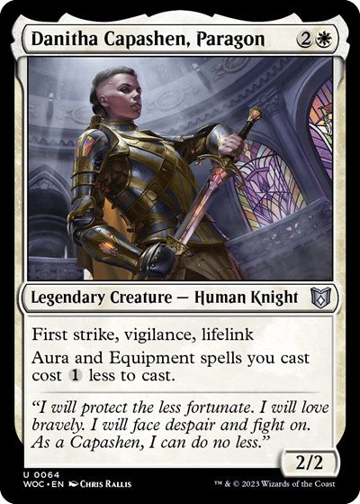 Danitha Capashen, Paragon (Commander: Wilds of Eldraine) Light Play