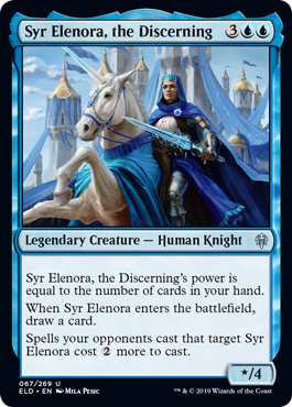 Syr Elenora, the Discerning (Throne of Eldraine) Light Play