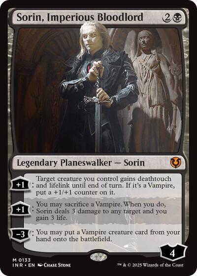 Sorin, Imperious Bloodlord (Innistrad Remastered) Light Play Foil