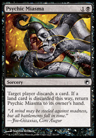 Psychic Miasma (Scars of Mirrodin) Light Play
